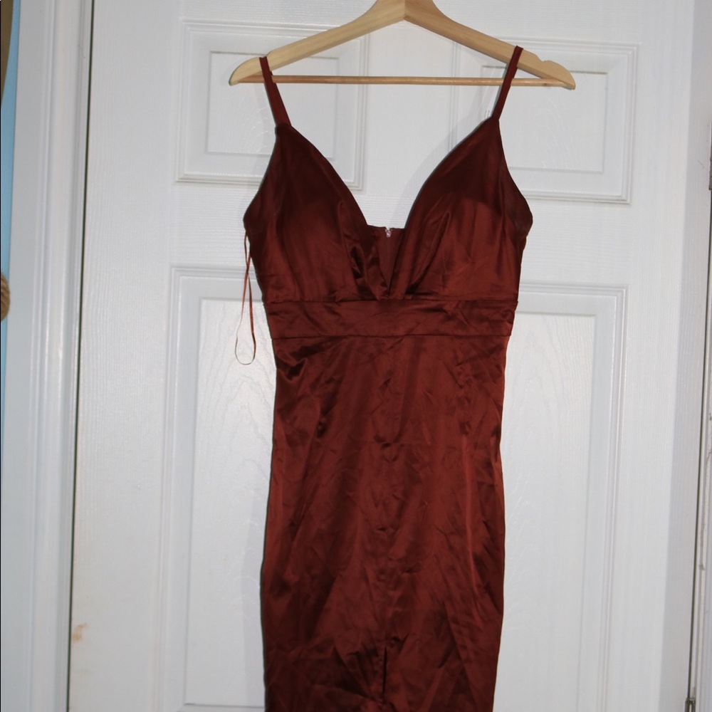 Satin sexy dress 👠
